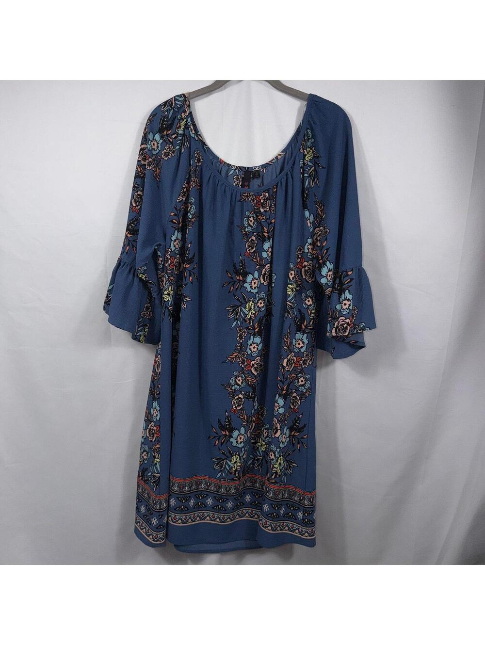 Three Hearts Women’s Plus Size Floral Boho Dress Size 2X